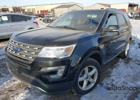 2016 Ford Explorer Xlt z USA, uszkodzony, nr VIN 1FM5K8D84GGD25309